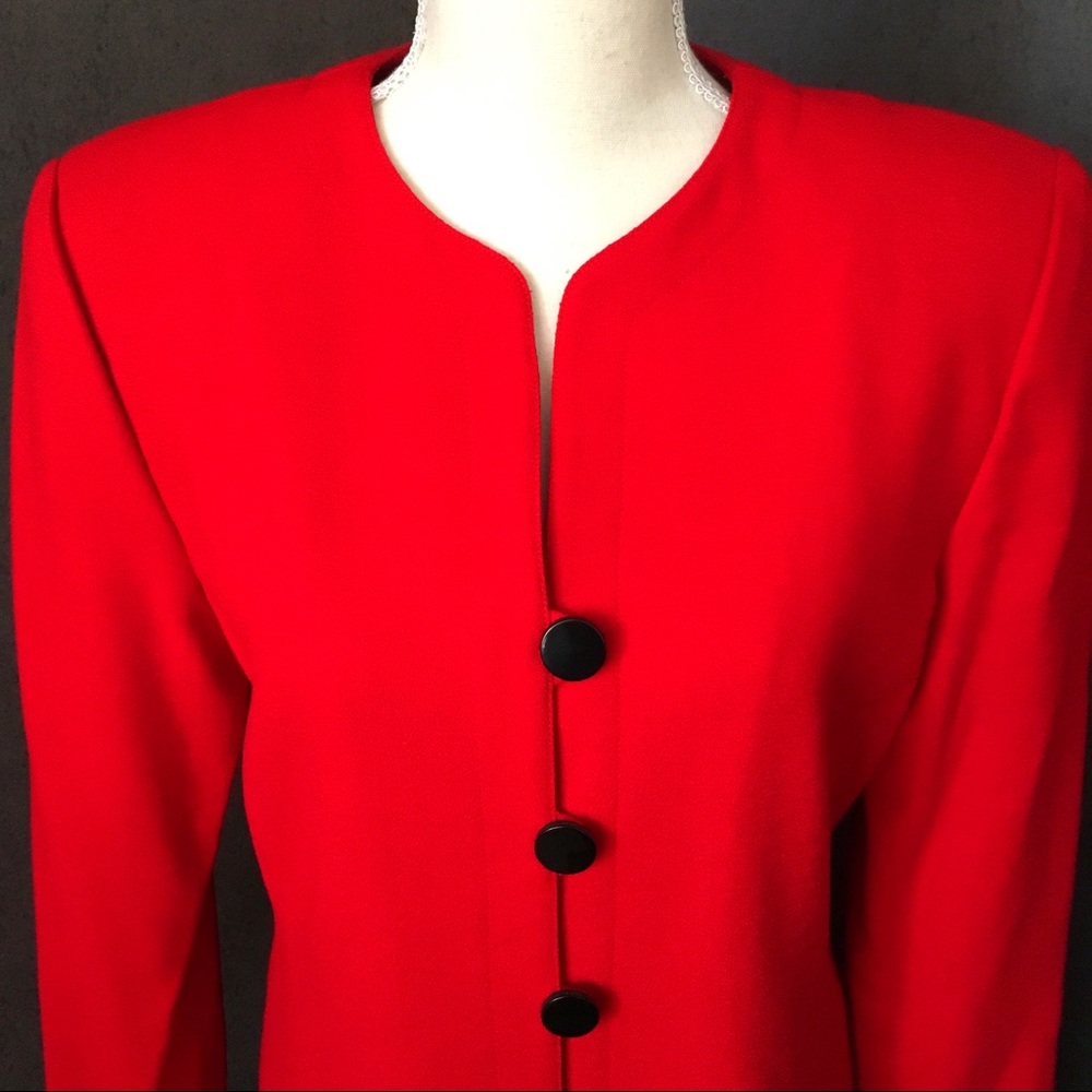 Women’s Red Dress, Buttons down front, Size 8
